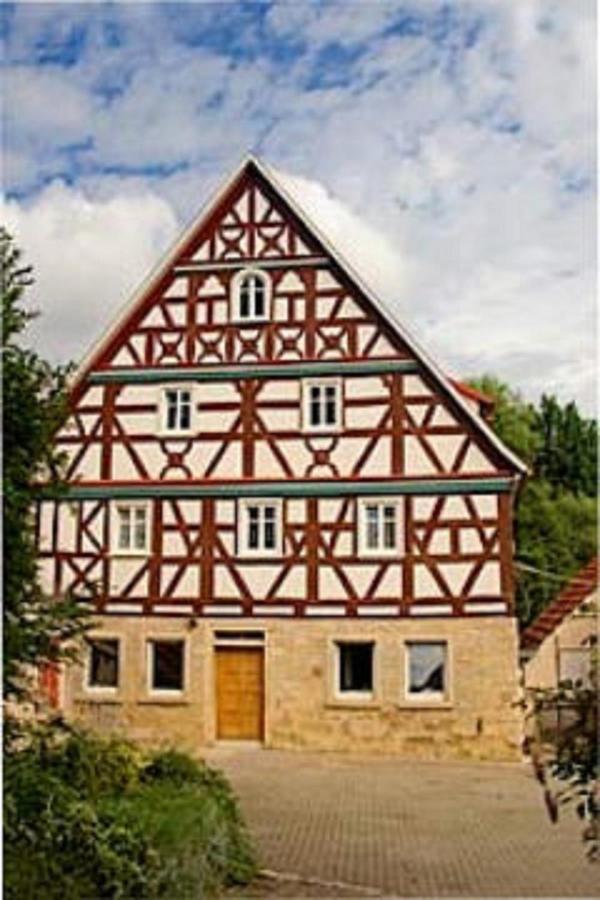 Gasthaus Holdermuehle Creglingen Dış mekan fotoğraf